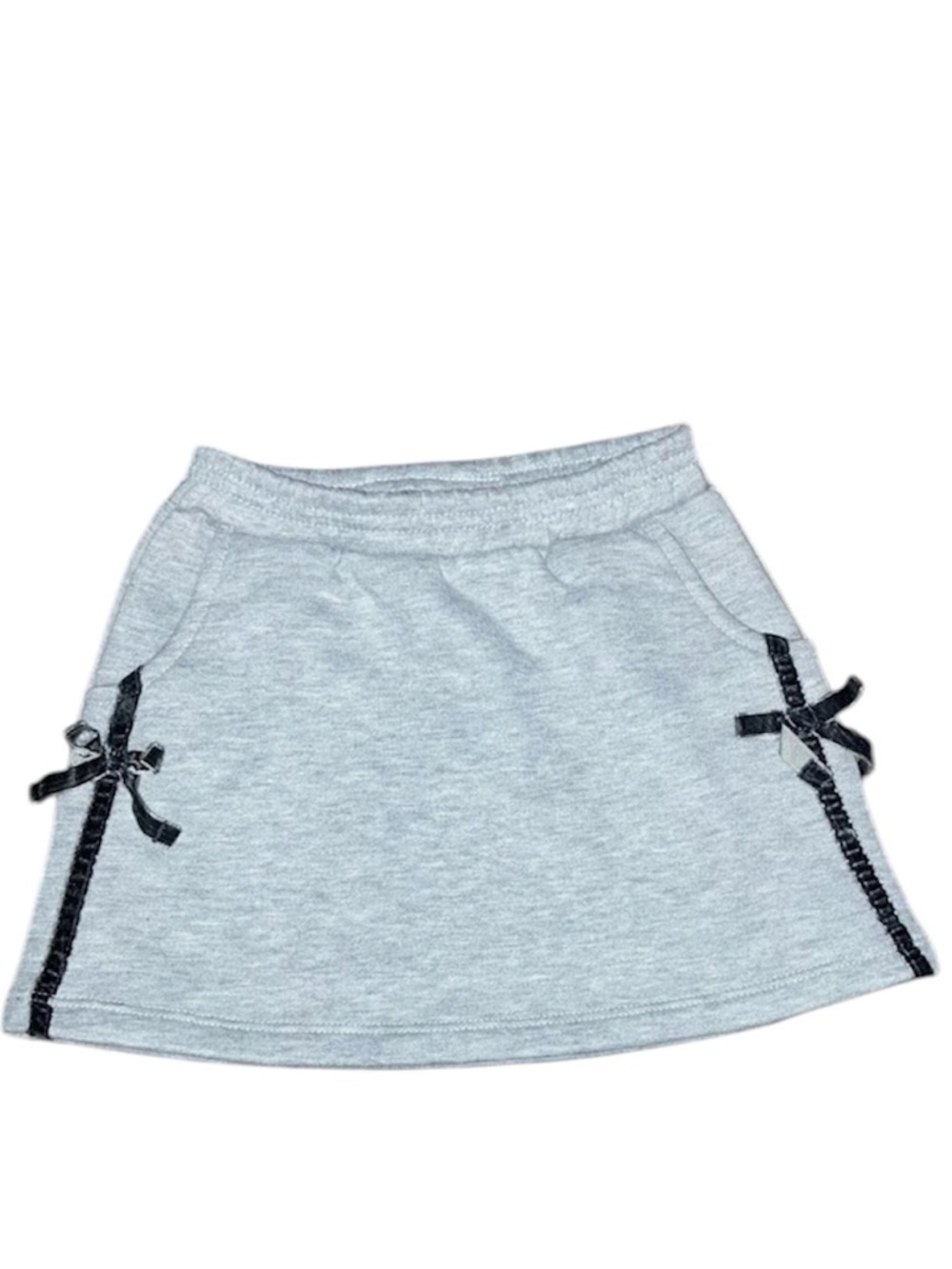 Zara kids Light Gray Mini Skirt With Bows On The Side, Size 3 year